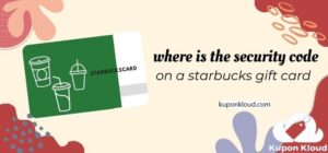 what is the security code for starbucks gift card